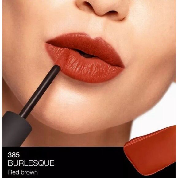 NARS Cosmetics Air Matte Lip Color - Burlesque, Warm Red, .24 oz, Full Size, New - Picture 2 of 5